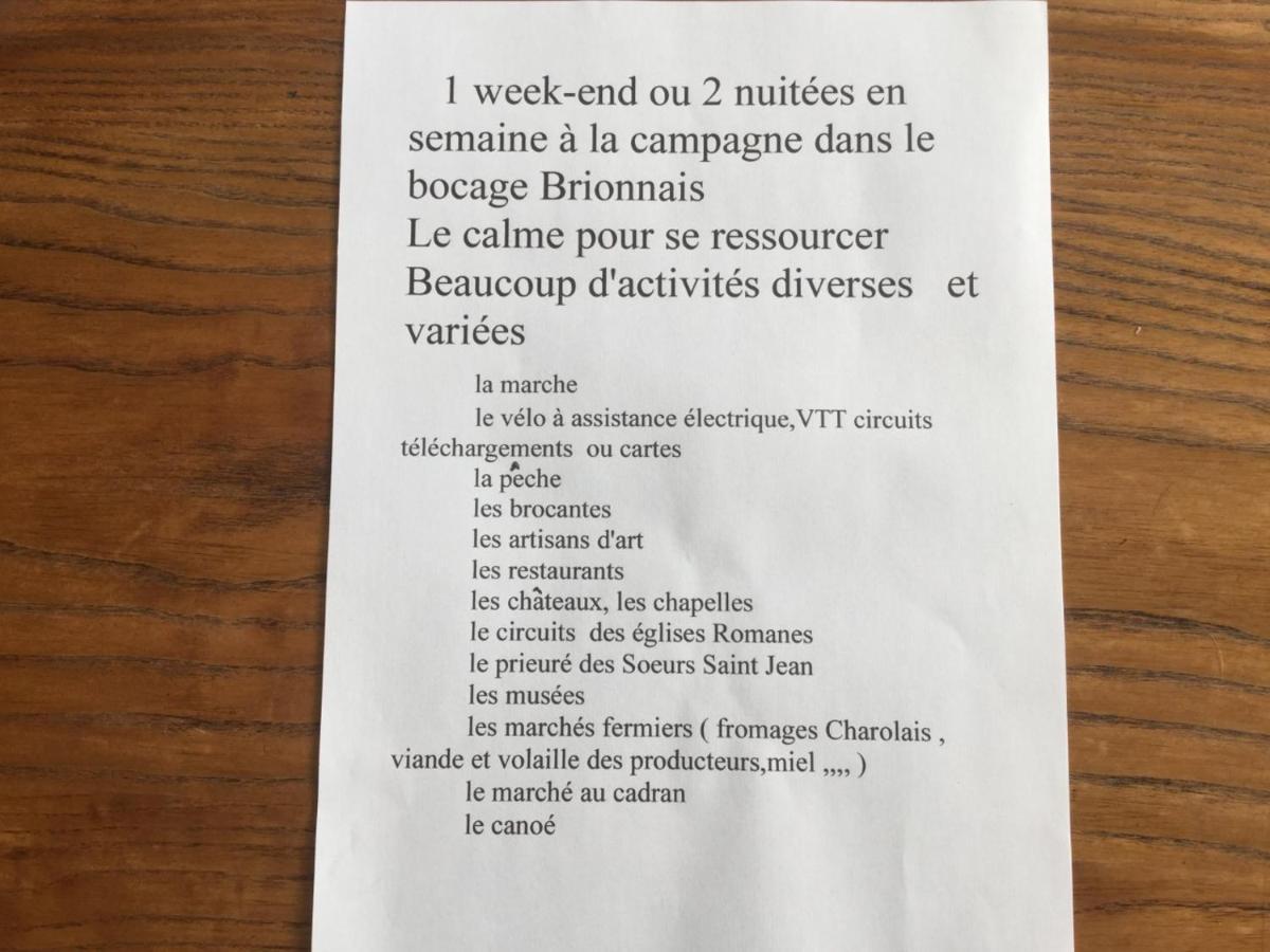 Gite De Belle Vue Semur-en-Brionnais Kültér fotó